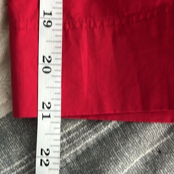 ❤️Talbots,Tie-Front Jumpsuit- Poplin in Red Apple, Excellent Condition, Size 8 - Picture 13 of 13